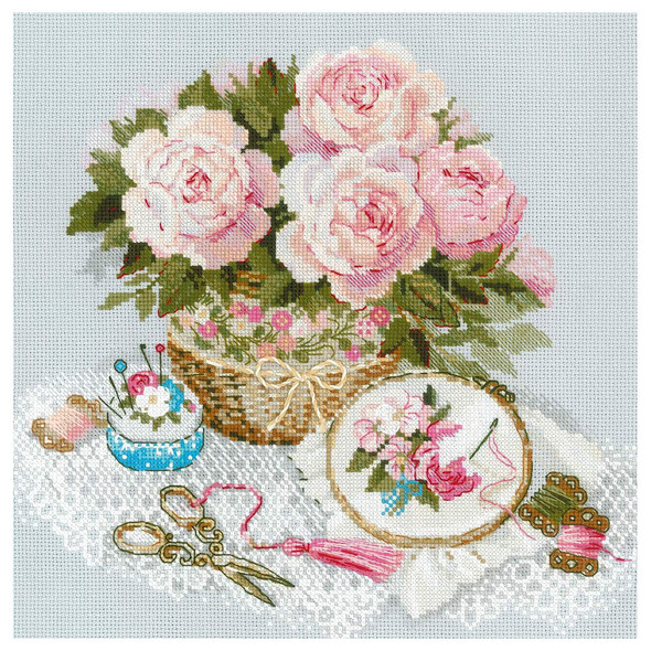 Riolis Cross Stitch Kit Time For Stitching